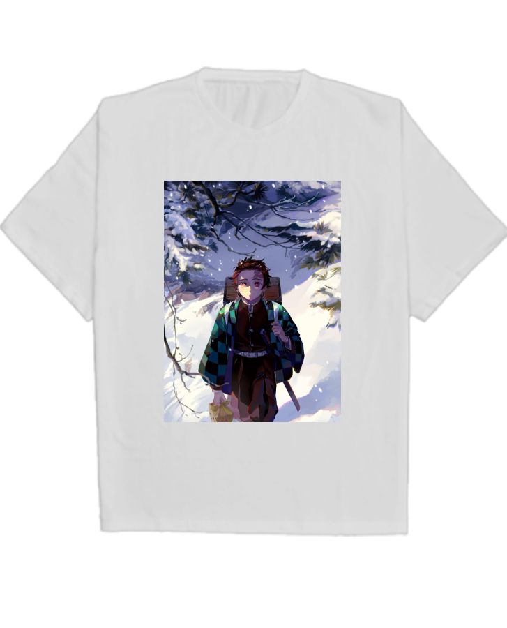 Tanjiro Demon Slayer Oversized T Shirt