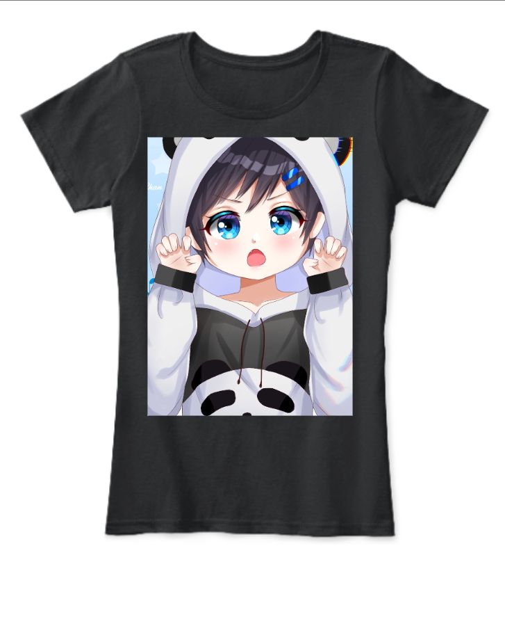 Ruzim girls white color anime print tshirt with premium quality
