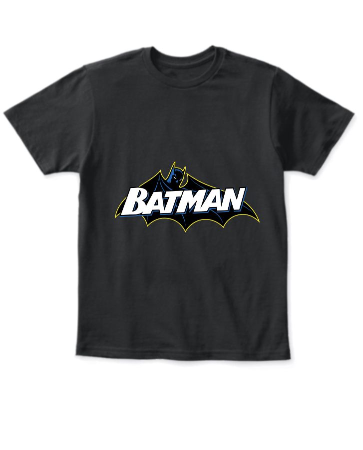 | Batman | Kid's T-Shirt | Black, White, Dark Gray | - Front