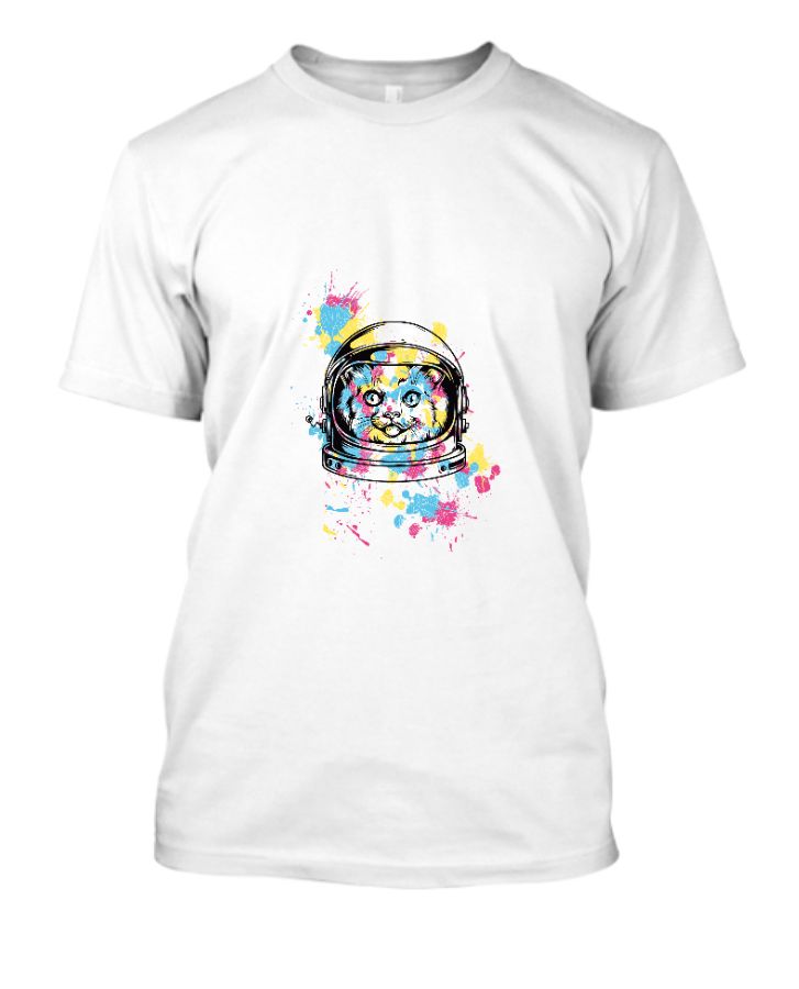  Cat illustration, Printed T-shirt Hoodie Cat, T-shirt design, - Front