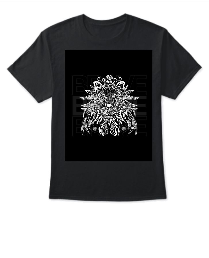  Desing Black Tshirt - Front