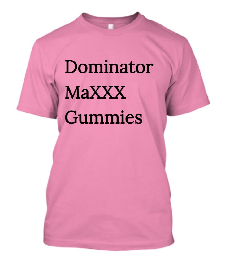  Dominator MaXXX Gummies - Front