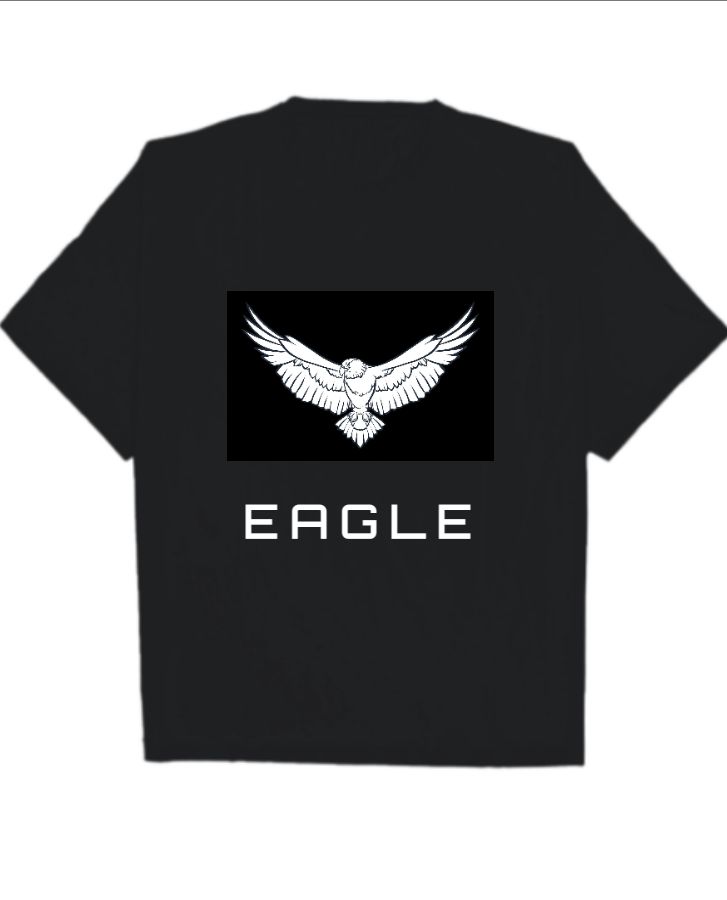  Freedom Wings Eagle Majesty Oversized T-shirt - Front