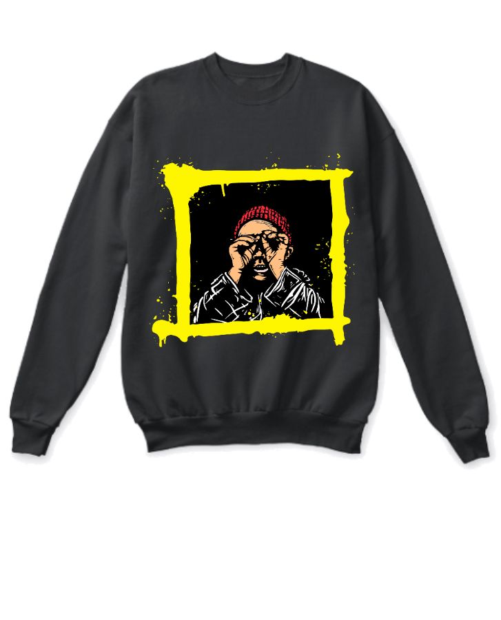  Graffiti Illustration Sweatshirt  - Front