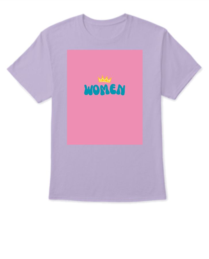  HALF SLEEVE BACK PRINT T-SHIRT FOR WOMEN - Front