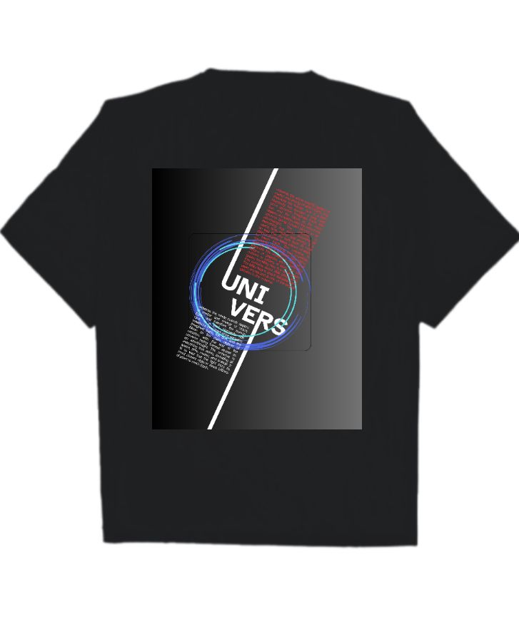  Oversized  Cotton T shirt - Front