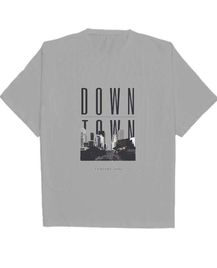  TRENDY OVERSIZED T-SHIRT  FOR MENS - Front