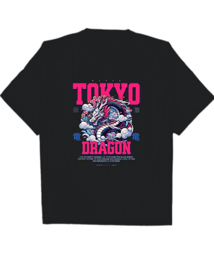  TRENDY OVERSIZED T-SHIRT  - Front