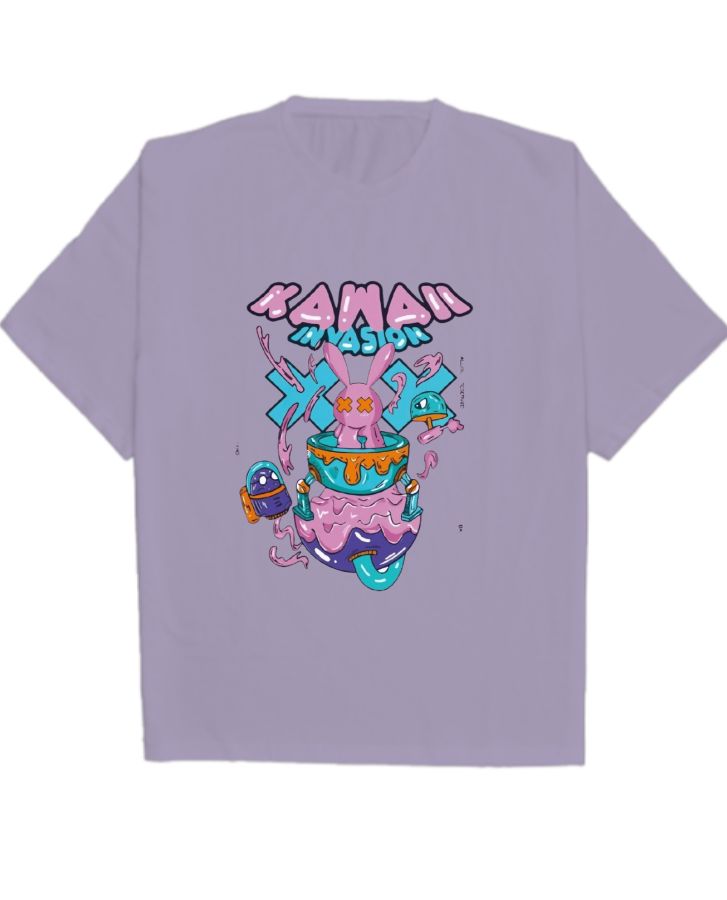  TRENDY OVERSIZED T-SHIRTFOR WOMENS - Front