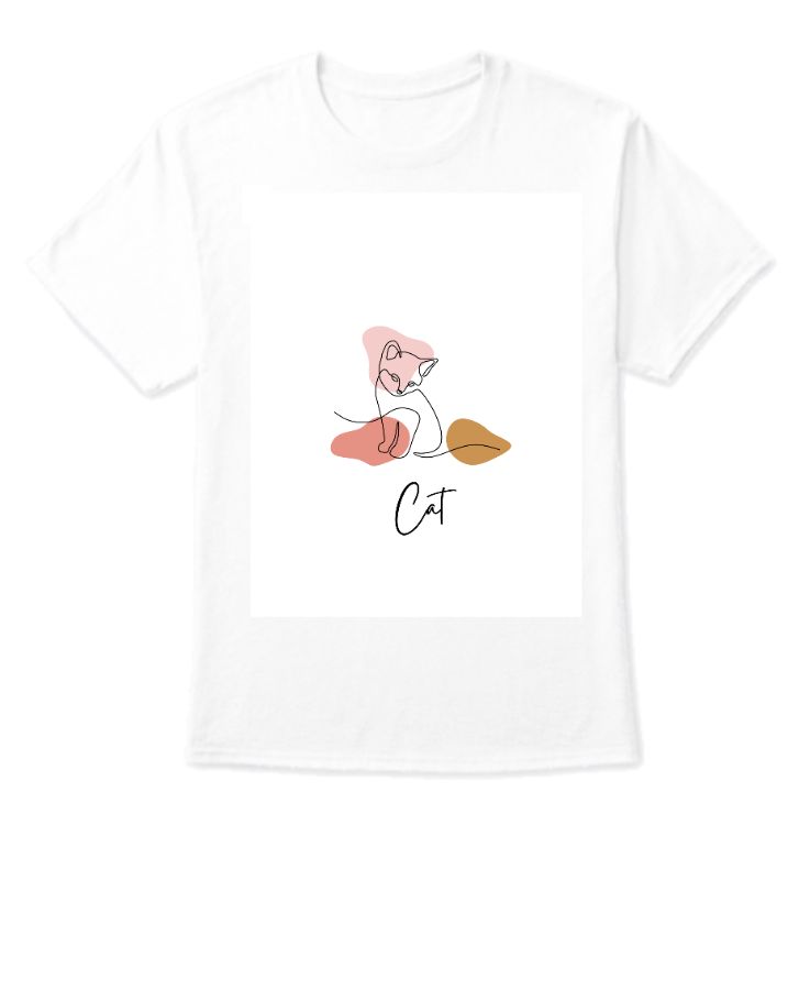  Tha Cat. Half Sleeve T-Shirt - Front