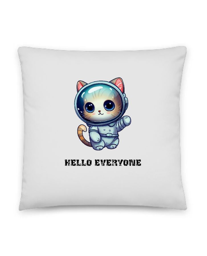 || Throw Pillow KITTEN || BEAUTIFUL || - Front