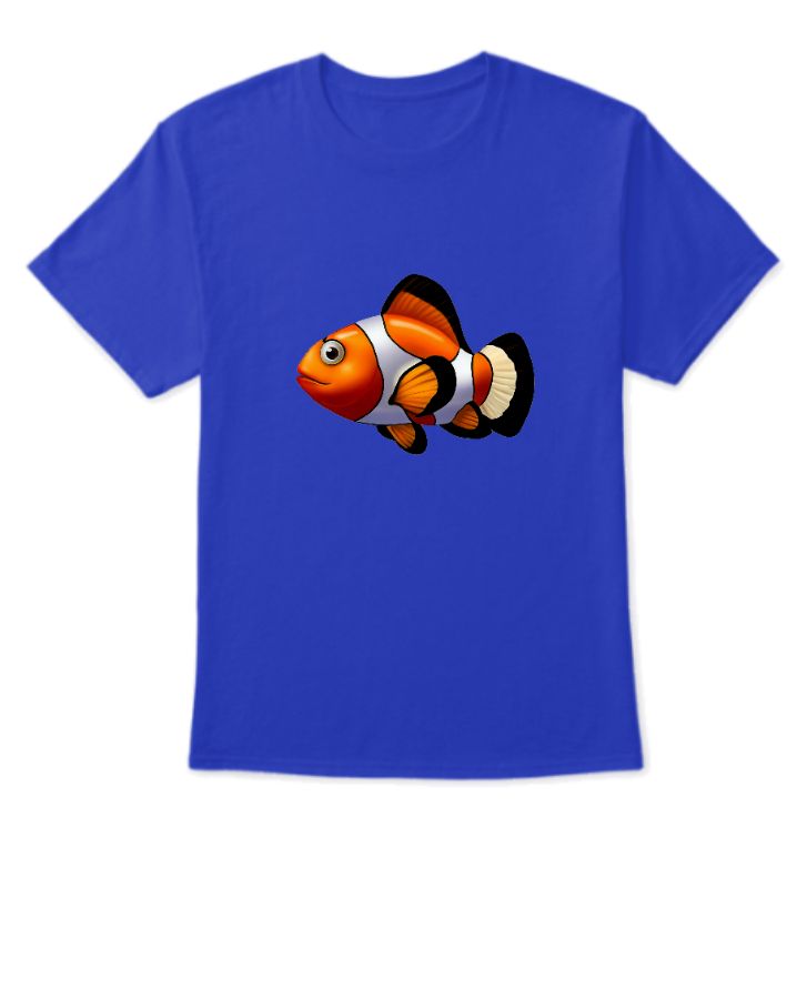  simple fish t-shirt  - Front