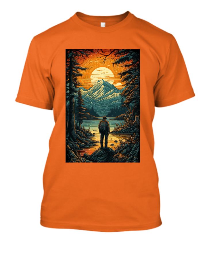 A MAN STANDING ON A MOUNTAIN | - Front