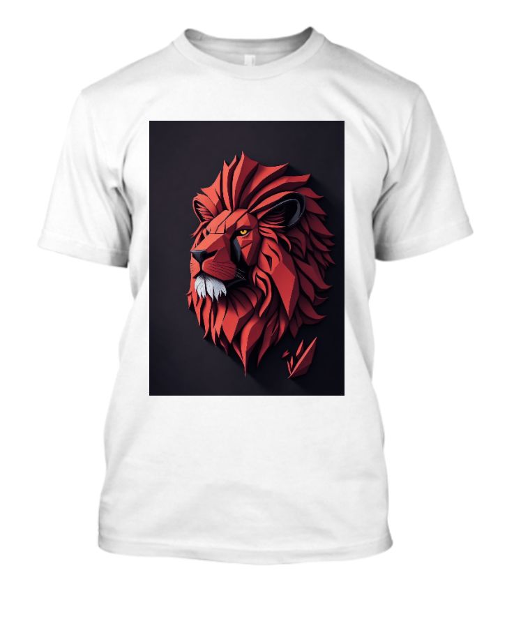 A silhouette design of a lion - Front