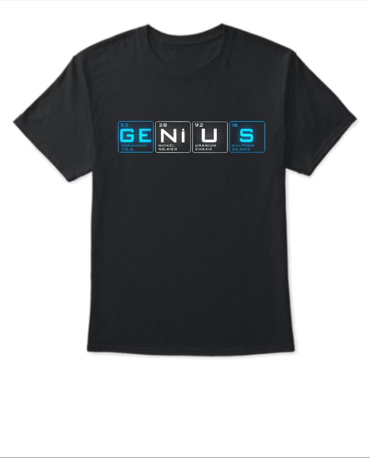 ACE Genius compound t-shirt |for Men and Women - Front