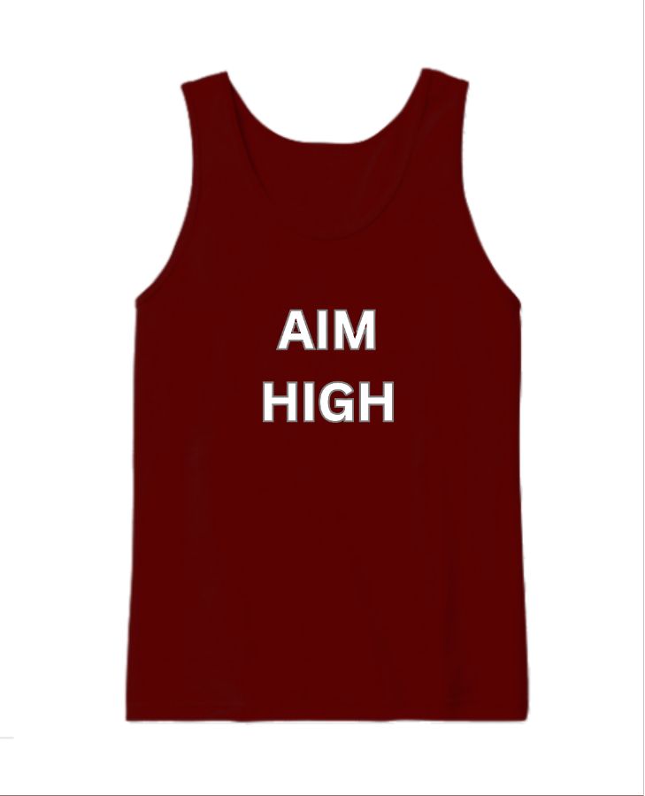 AIM HIGH Unisex Gym T-Shirt - Front