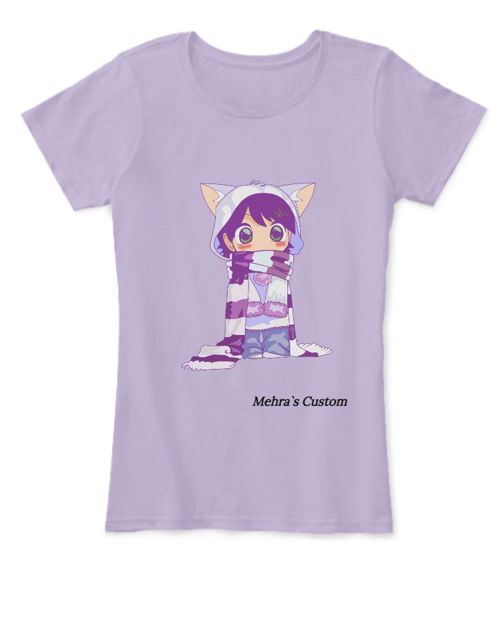 ANIME GIRL PREMIUM WOMEAN`S Tee BY MEHRA`S CUSTOM - Front