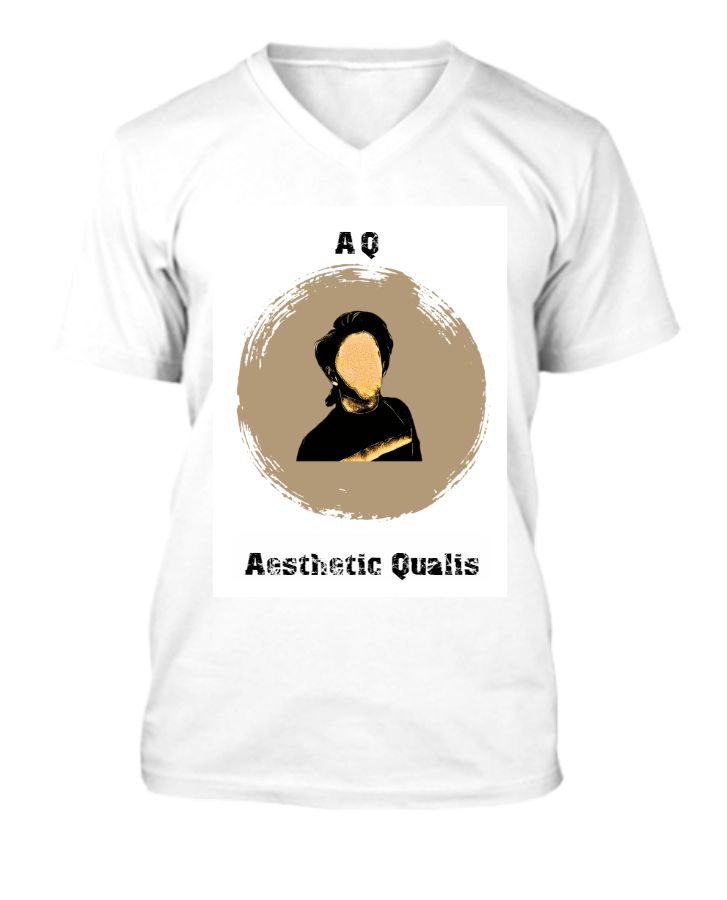 AQ half sleeve V-neck - Front