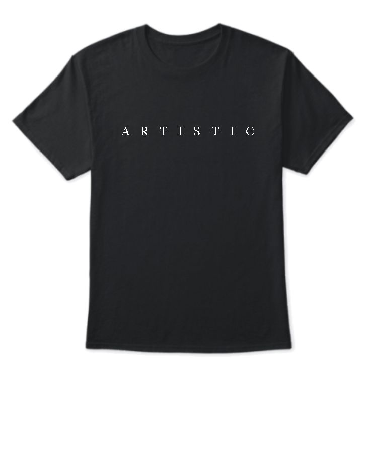 ARTISTIC BACKPRINT TEE - Front