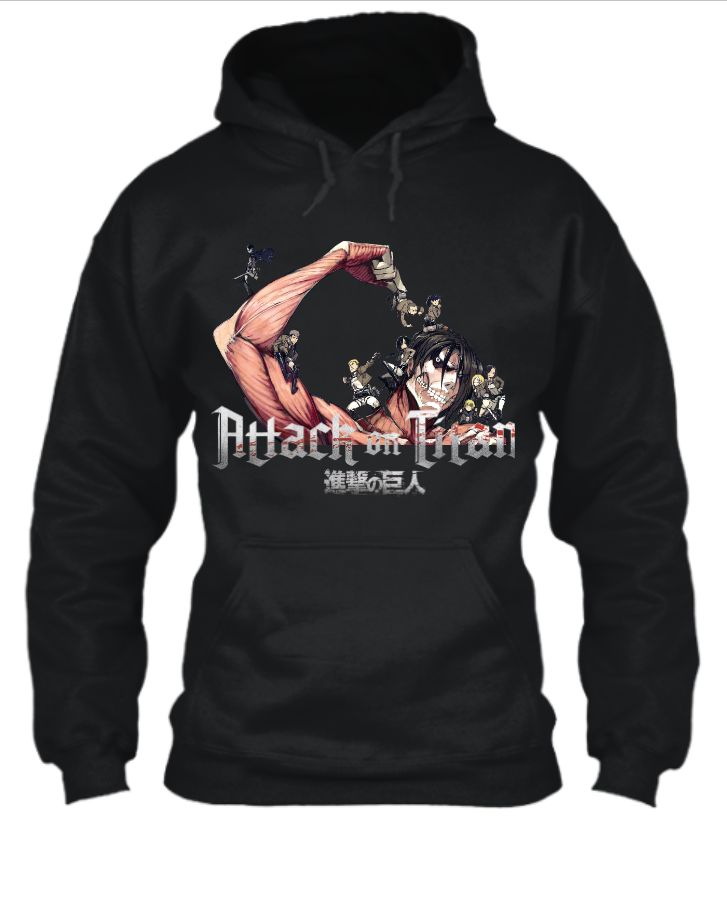 ATTACK ON TITAN ANIME HOODIE - Front