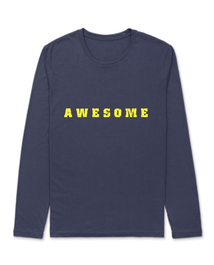 AWESOME | Full sleeve t shirt - Front