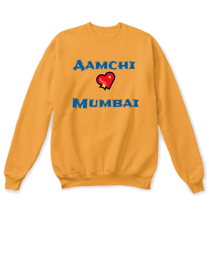 Aamchi Mumbai | Unisex Sweatshirt | #MumbaiLove - Front