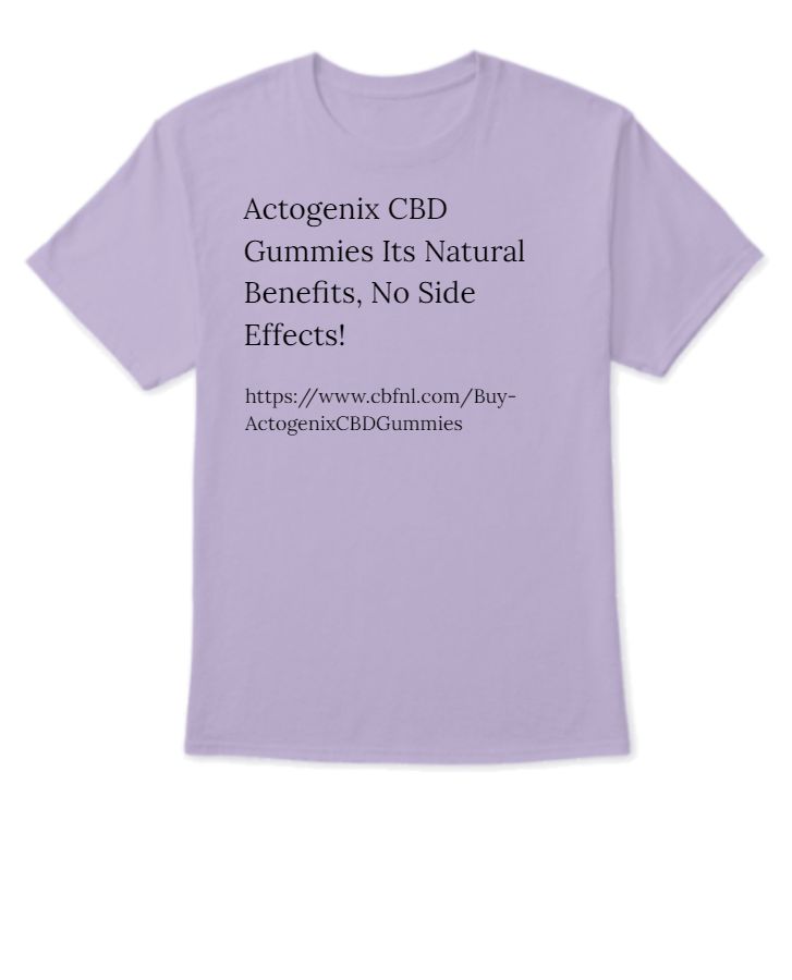 Actogenix CBD Gummies Its Natural Benefits, No Side Effects! - Front