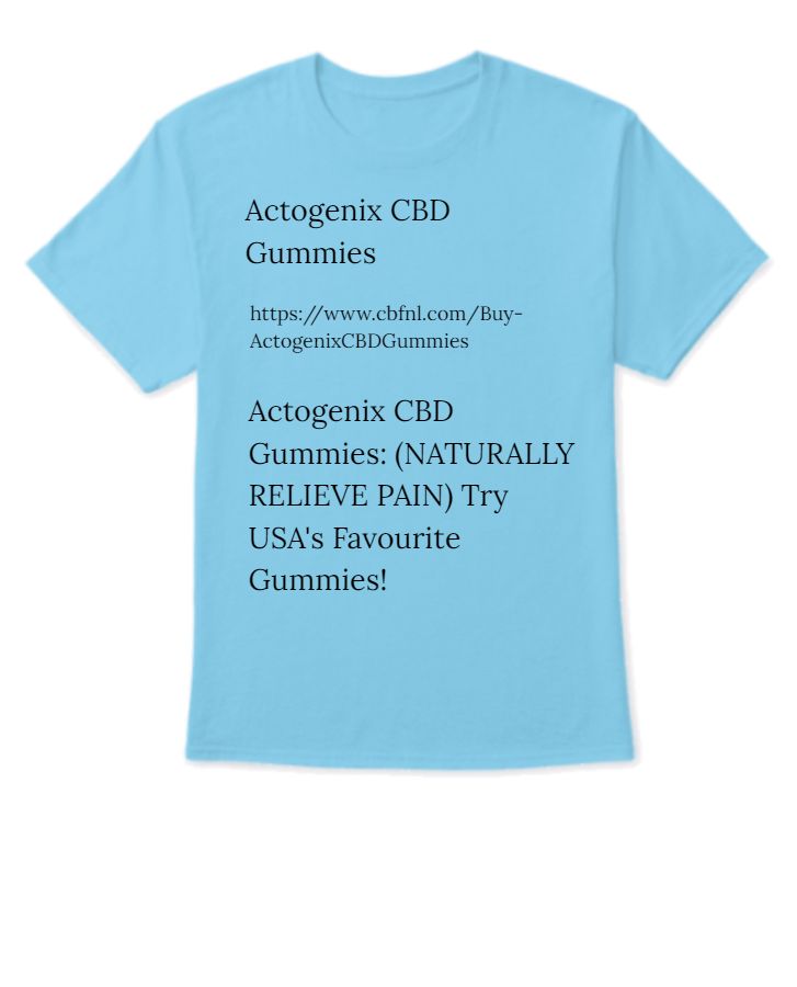 Actogenix CBD Gummies Reviews - Front