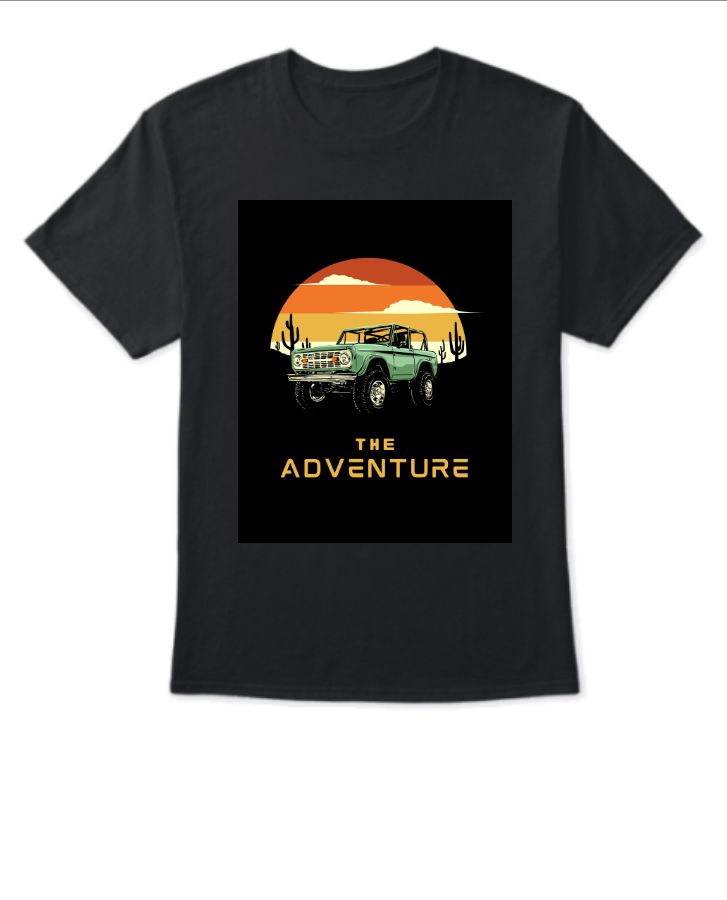 Adventure Half Sleeve Tee - Front