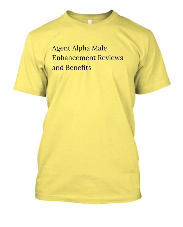 Agent Alpha Male Enhancement Reviews and Benefits - Front