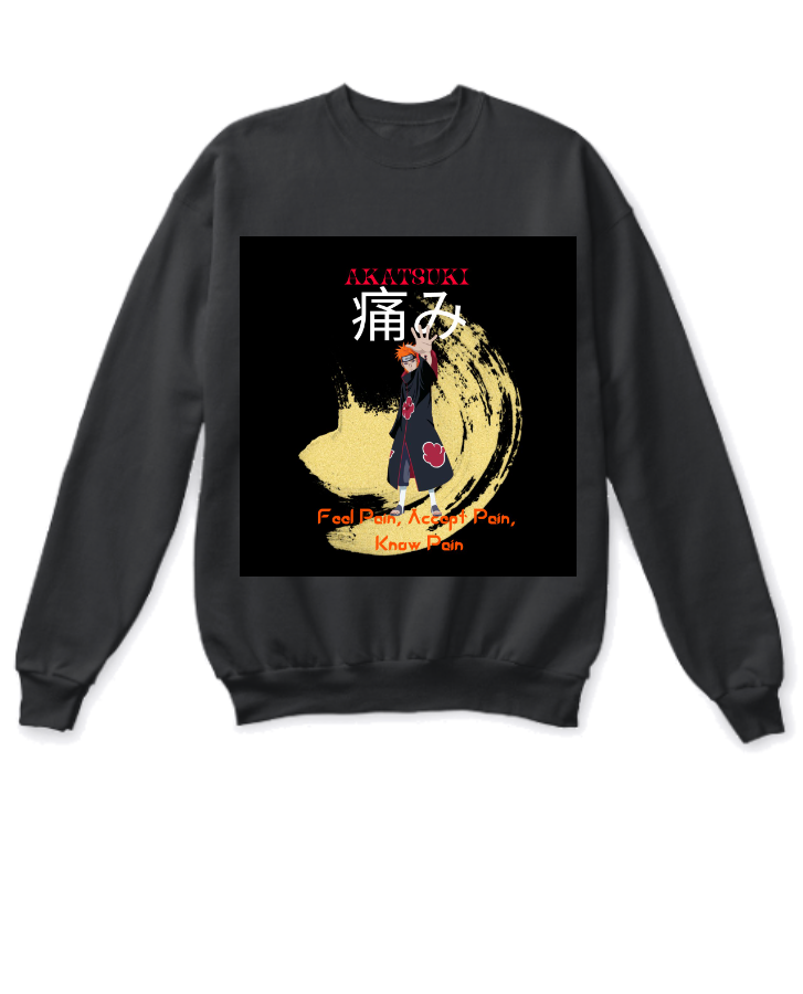 Akatsuki yahiko pain printed t shirt| relaxed fit cotton sweater - Front