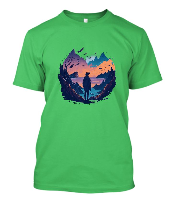 Alone Boy T-Shirt Print  - Front