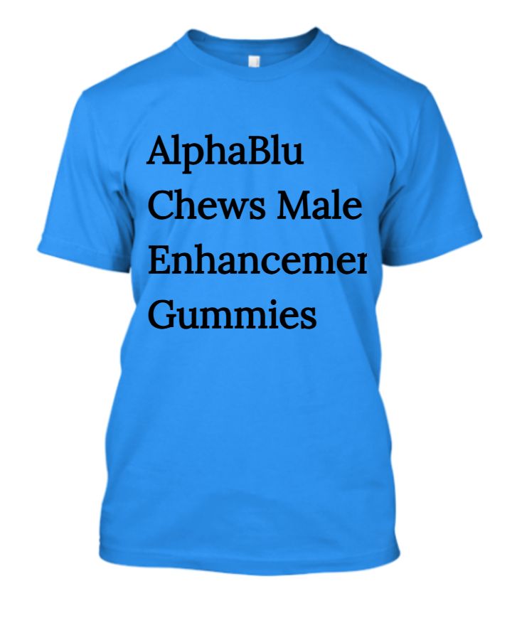 AlphaBlu Chews Male Enhancement Gummies Where to Buy  - Front