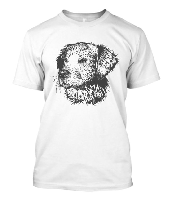 Amazing Tshirt With Dog Design - Front