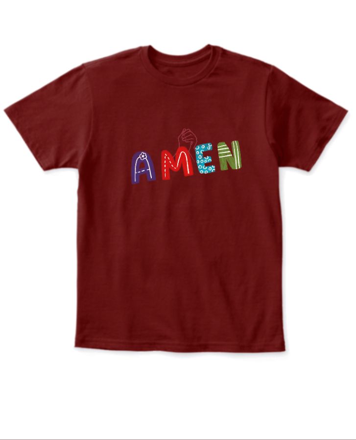 Amen - Kids tshirt - Front