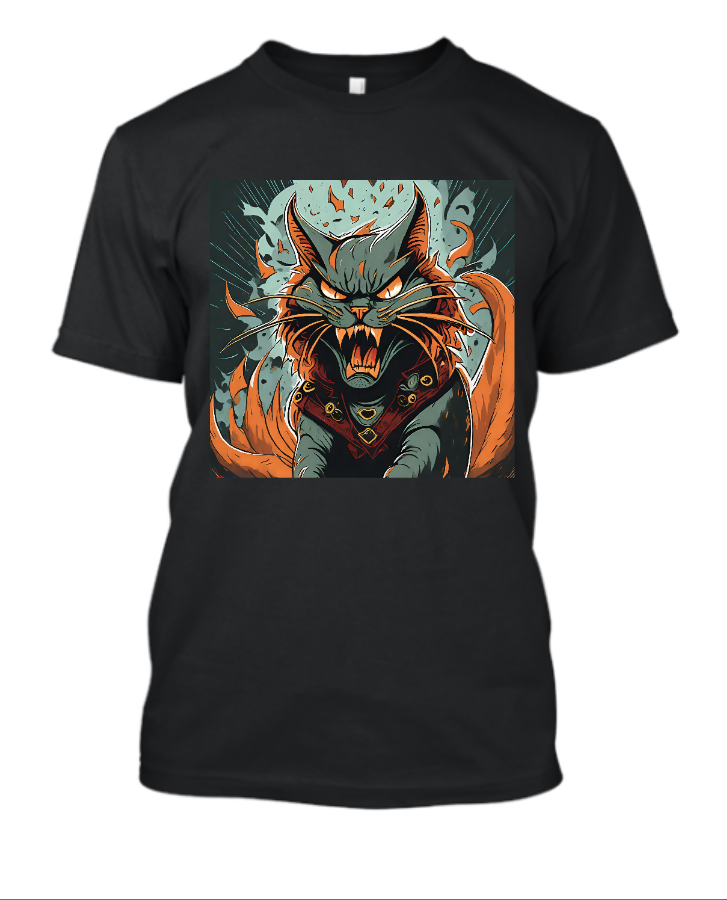 Angry Cat T-Shirt - TeeShopper