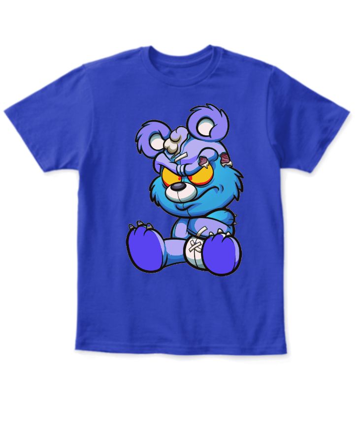 Angry teddy bear I Kids Half T-shirt - Front