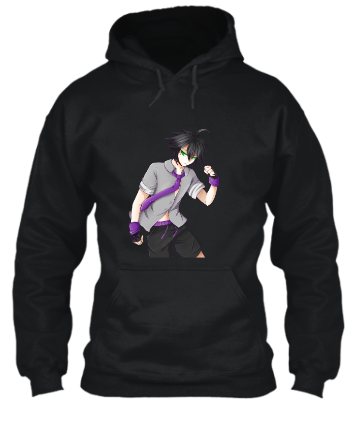 Anime hoodie| only for Black and Brown Available - Front