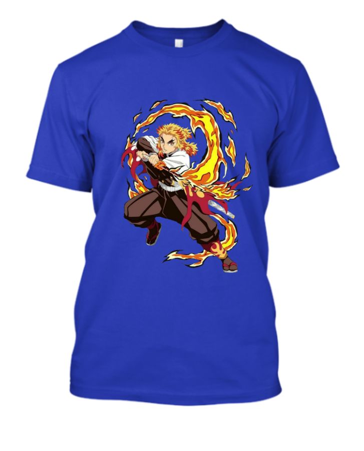 Anime printed half sleeve t-shirt  - Front