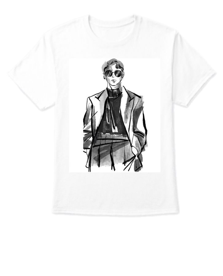 Anime style t-shirt for genz - Front