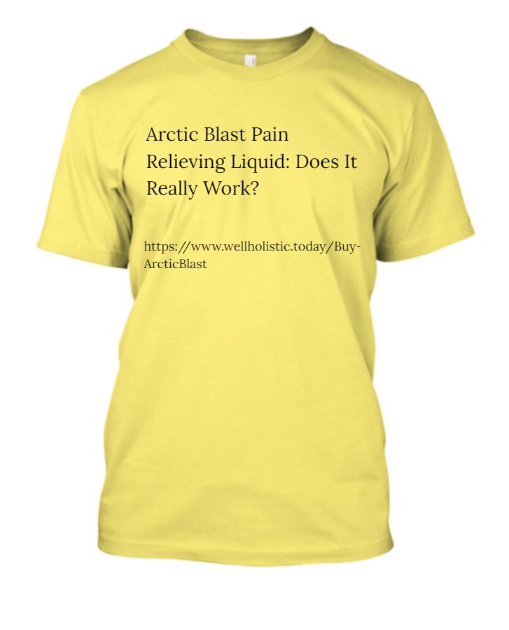 Arctic Blast Reviews - Is Pain-Relieving Liquid Safe, Order Today! - Front