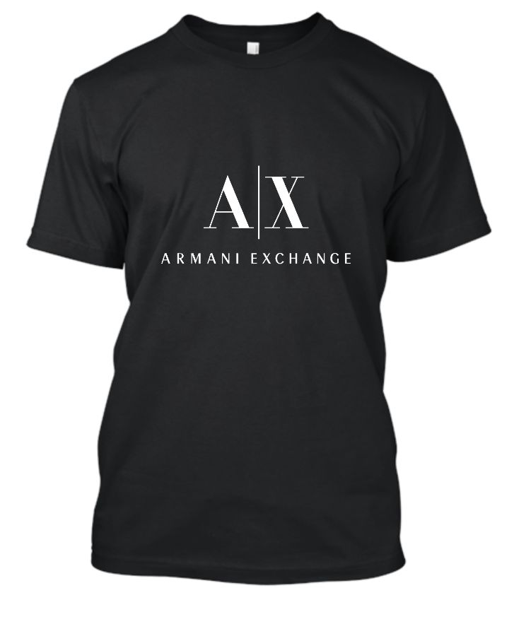 Armani Exchange T-Shirt for Men by Own Boss (Black) - Front