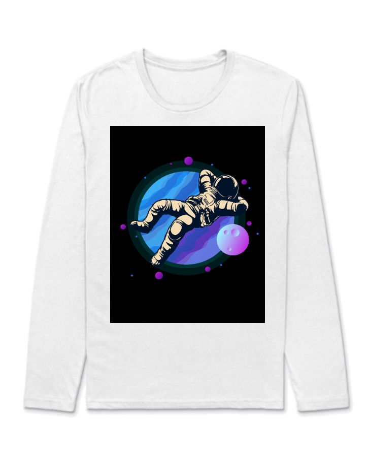 Astronaut T-shirt | Full sleeve T-shirt - Front