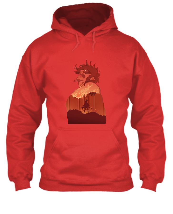 Attack On Titan Unisex Aesthetic Hoodie 03 - Front