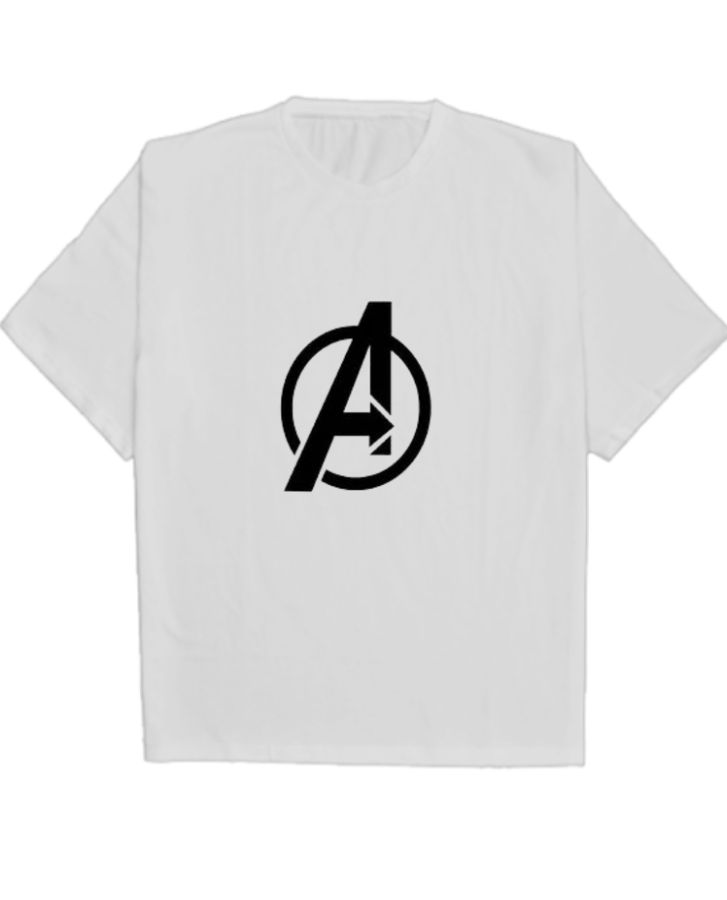 Avengers logo Oversized Tshirt - Front