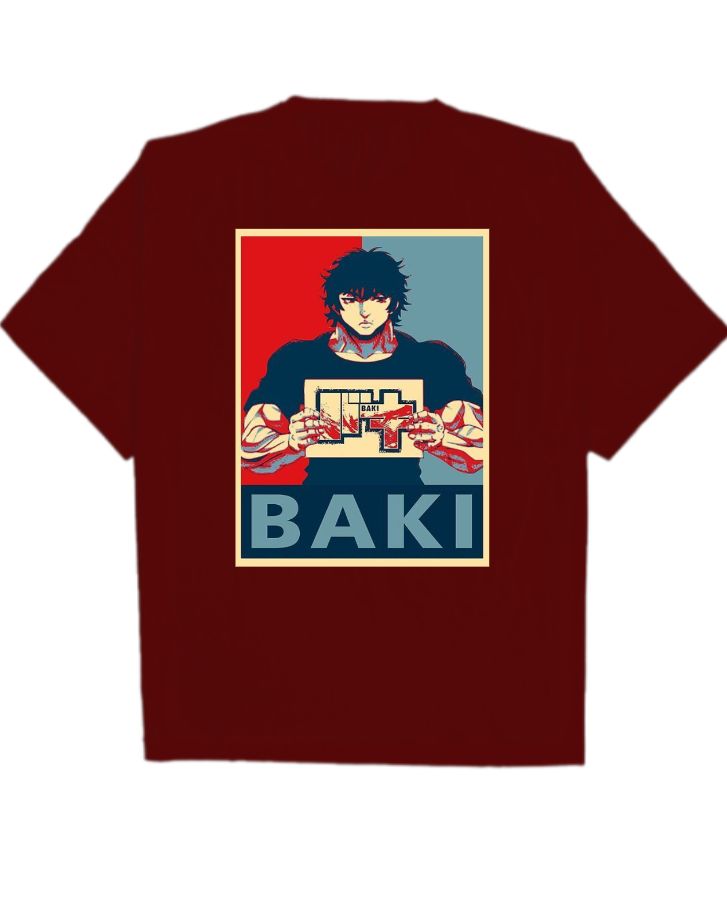 BAKI HANMA oversized T-shirt - Front