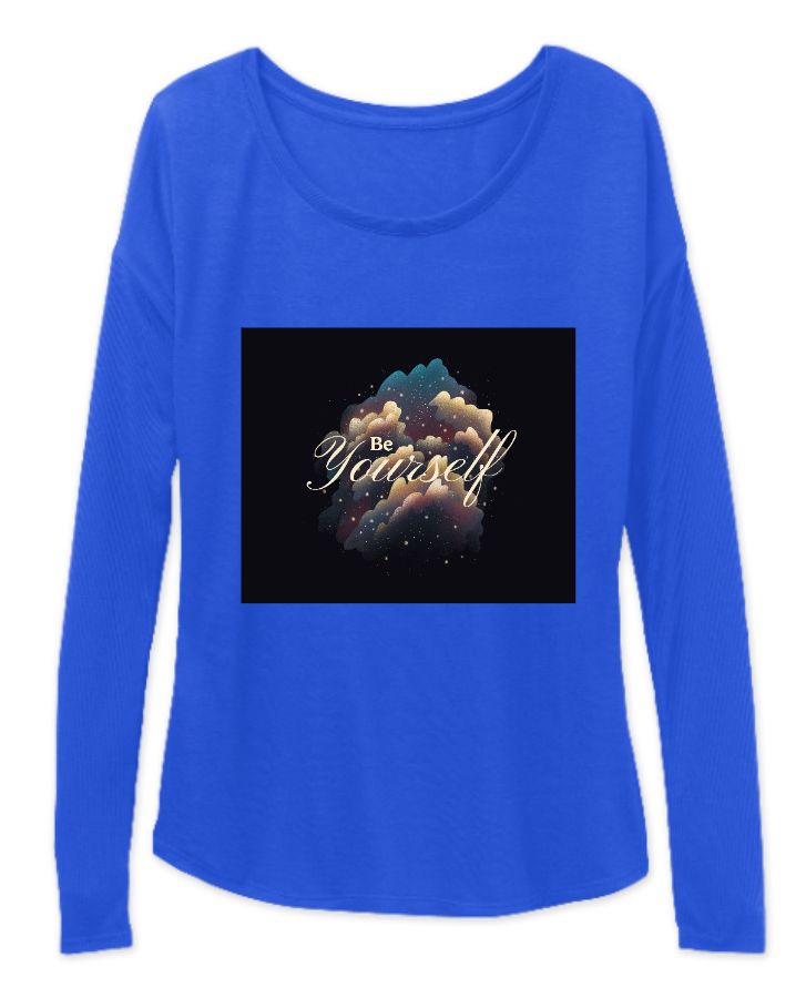 BE YOURSELF I WOMEN`S FULL SLEEVE TEE - Front