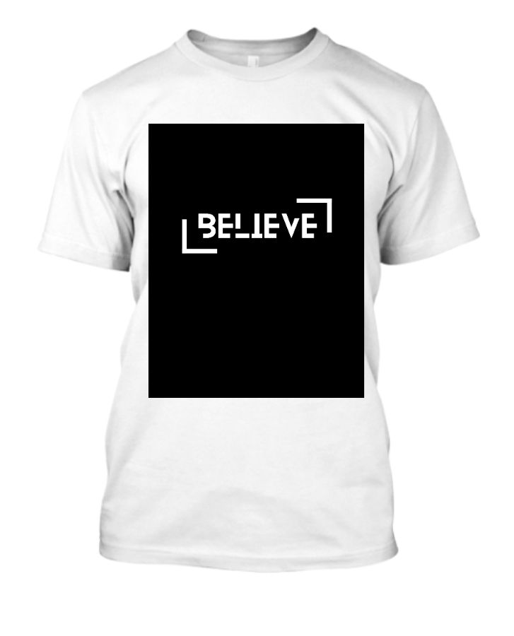 B.E.L.I.E.V.E | HALF SLEEVE T_SHIRT - Front