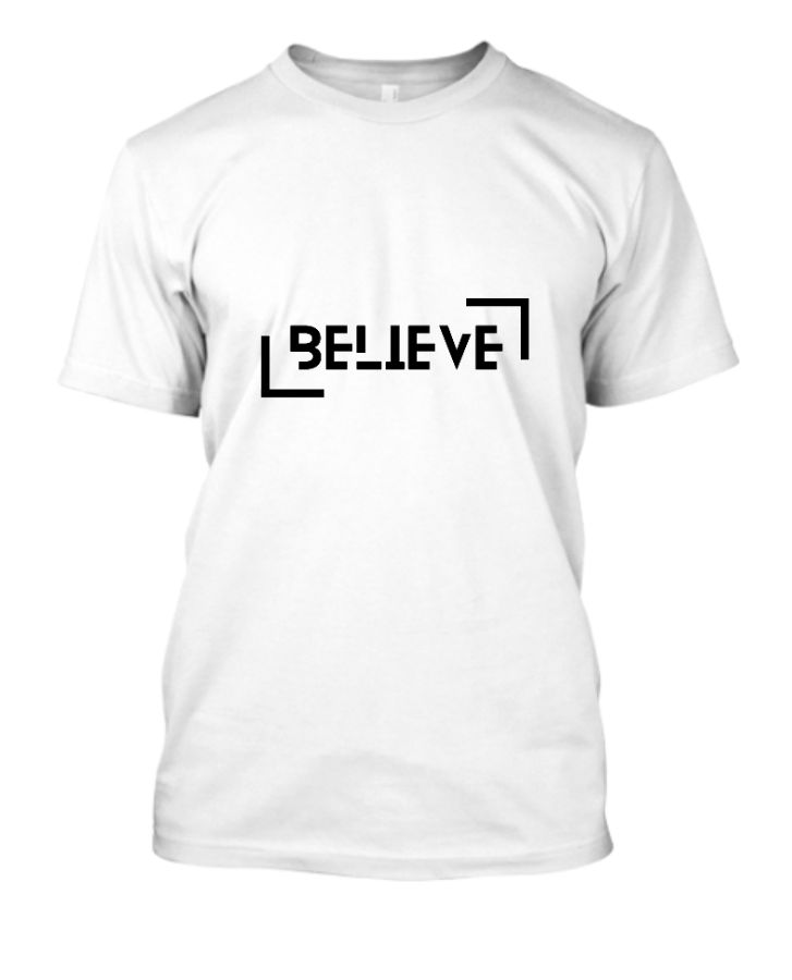 BELIEVER , HALF T-SHIRT - Front