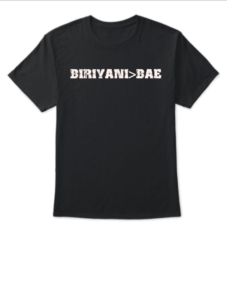 BIRIYANI>BAE Tshirt - Front